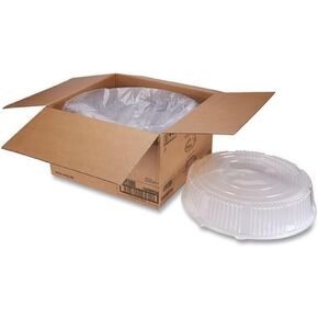 WNA Caterline Dome Lids, Plastic, 18" Diameter x 2-3/4"High, Clear (WNAA18PETDM) in Saudi Arabia