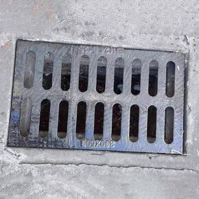 Drainage Grille Drainage Cover - Concrete Floor Channel Grille, Rainwater Collection Tank Cover, Commercial Area Black French Drainage Grille(50x20x3cm) in Kuwait