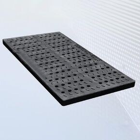 Drainage Grille HDPE Drainage Grille, Lane Square Drainage Ditch Platform, Garage/Sidewalk Concrete Drainage Ditch Filter(50 * 25 * 2cm) in Kuwait