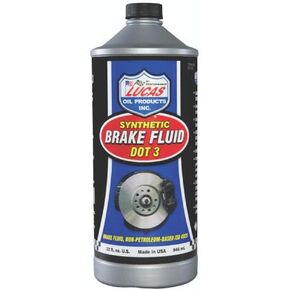 Lucas Oil 10827 Synthetic Brake Fluid DOT 4 - 12 Ounce (Pack of 12) in Kuwait