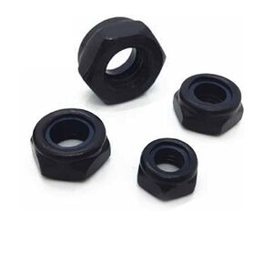 غسالات Qinlu-M2 M2.5 M3 M4 M5 M6 M8 M10 M12 أسود 304 من الفولاذ المقاوم للصدأ نايلون سداسي غير قابل للانزلاق ومضاد للفك وقفل ذاتي 2/10/25 قطعة، لإصلاح المصانع (25 قطعة M2) in Kuwait