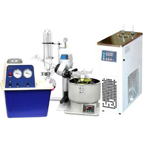 عبر International SE05-S1.110 Ai SolventVap 0.5 جالون/2 لتر مبخر دوار مع مبرد ومضخة تفريغ، 110 فولت in Kuwait