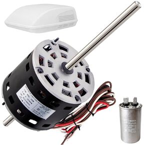 محرك مروحة تيار متردد RV مع مكثف، 1/3 حصان، 115 فولت، 1675 دورة في الدقيقة، بديل لـ Fasco D1092، متوافق مع Coleman Mach 6000، سلسلة 8000، موديلات 48004، 48014، 48064، Airxcel 48254C966 in Kuwait