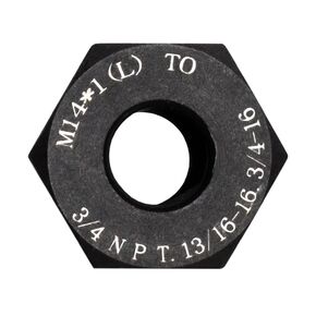 Steel Thread Adapter Convert M14x1 (L) to 3/4 NPT, 13/16-16, 3/4-16 in Kuwait