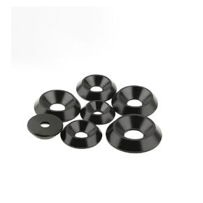 غسالة مخروطية غاطسة 1 قطعة مادة سوداء مقعرة محدبة غسالة/غسالة عين السمكة M3M4MM5M6(M8x25x5 -مدبب) in Kuwait