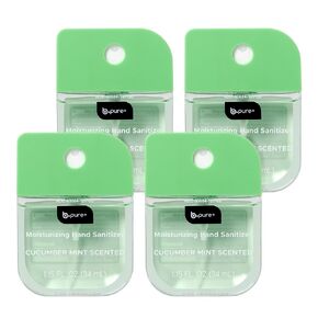b.pure Moisturizing Hand Sanitizer Spray, Cucumber Mint, 1.15 oz, 4-Pack in Saudi Arabia