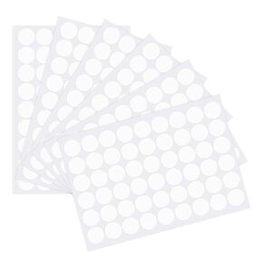 648PCS Screw Hole Cover Stickers, 21mm PVC Wood Stickers for Furniture, Self-Adhesive Screw Cover Caps for Wood Cabinets, Drawers, Wardrobes & Tables (12 Colors) in Kuwait