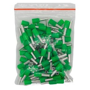 fengpeng E2508 Tube Insulating terminals 2.5MM2 100PCS/Pack Insulated Cable Wire Connector Insulating Crimp Terminal E(Yellow) in Kuwait