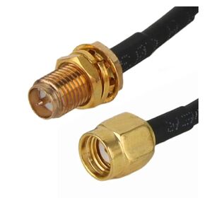 fengpeng RP-SMA SMA Connector Male to Female Extension Cable Copper Feeder Wire for Coax Coaxial WiFi Network Card RG174 Router Antenna(SMA-K,3 Meters) in Kuwait