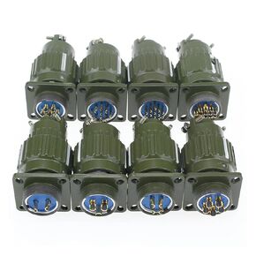 fengpeng 1set 21mm Y2M YP21 2/3/4/5/7/10/14/16 Pin Aviation Plug Socket Cable Joint Stepper Motor Aviation Connector Plug(4Pin) in Kuwait