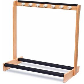 رف تخزين كبير للمعدات الرياضية - التنس وكرة الريشة والكمان ومنظم الجيتار مع أذرع إسفنجية ناعمة للجراج وصالة الألعاب الرياضية والمدرسة والاستخدام بالتجزئة - حل متين ومتعدد الاستخدامات in Kuwait