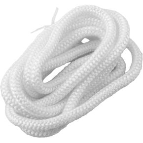 الألياف الزجاجية موقد حبل ختم عزل مقاوم للحريق لمواقد حرق الخشب بيليه موقد الأبواب المواقد غلايات أفران صناعية بيضاء 2 متر طول 6 مللي متر 8 مللي متر 10 مللي متر 12 مللي متر قطر حشية حرارية مرنة (10 مللي متر) in Kuwait