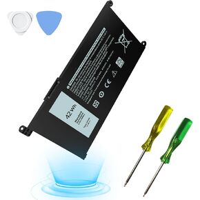 65Wh MR90Y Laptop Battery Compatible with Dell Inspiron 3000 15 3521 3543 3421 3542 3537 i3531 3737 5421 5537 5521 5721 17-3721 17-5748 17-5749 15-3878 Latitude 14 3000 3440 3540 Series XCMRD in Kuwait