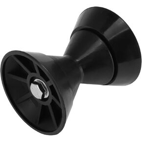 3" Boat Bow Trailer Roller with End Bells, 1/2 Inch Shaft Boat Bow Stop Bell Roller with Bells, Durable PVC Material, Red in Kuwait