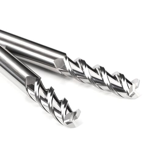 1pcs Carbide End Mill Cutter HRC55 Aluminum Diameter 1-20mm High 50L/75L/100L 3 Flute CNC for Copper Wood in Saudi Arabia