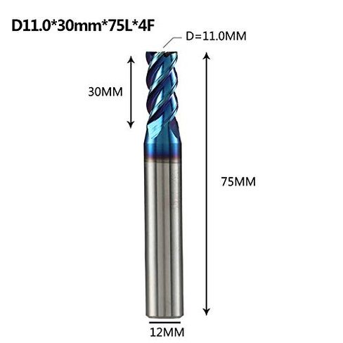 1pcs Tungsten Carbide 4 Flute Straight Shank Square End Mill CNC Milling Tools D1-D20 Mm for Aluminum Copper Carbon Steel Die Alloy in Saudi Arabia