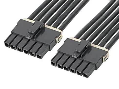 موليكس/والدوم، 216400-1061، مجموعة الكابلات 6POS Mega-Fit Wire to Board to 6POS Mega-Fit Wire to Board RCP-RCP 0.15m أسود (15 قطعة/عناصر) in Kuwait