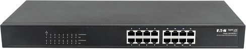 Eaton Tripp Lite Series 16-Port 10/100/1000 Mbps Gigabit Ethernet Unmanaged Switch with PoE+, 220W, Metal Enclosure, 1U Rack in Saudi Arabia