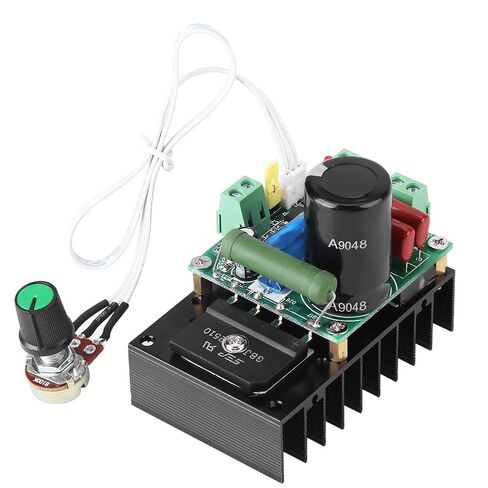 وحدة تحكم في سرعة المحرك DC 12-110V 5A PWM، تيار متردد 12-110 فولت تيار مستمر 15-160 فولت وحدة التحكم في المحرك الكهربائي للإدخال المباشر 300 وات لمحرك MACH3 والمضخات والمراوح in Saudi Arabia