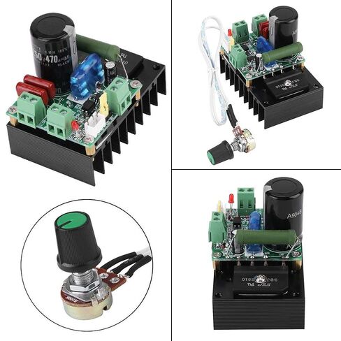 وحدة تحكم في سرعة المحرك DC 12-110V 5A PWM، تيار متردد 12-110 فولت تيار مستمر 15-160 فولت وحدة التحكم في المحرك الكهربائي للإدخال المباشر 300 وات لمحرك MACH3 والمضخات والمراوح in Saudi Arabia