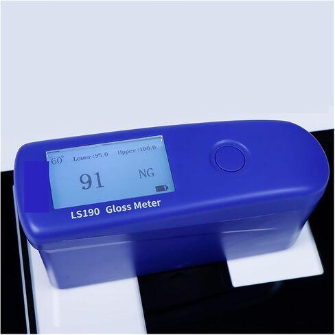 قياس لامع، مقياس لمعان السيارة Glossmetre LS190 60 درجة تصميم زاوية عالمي سهل التشغيل عالي الدقة قابل لإعادة الشحن، لقياس الحجر والطلاء والحبر والرخام in Kuwait