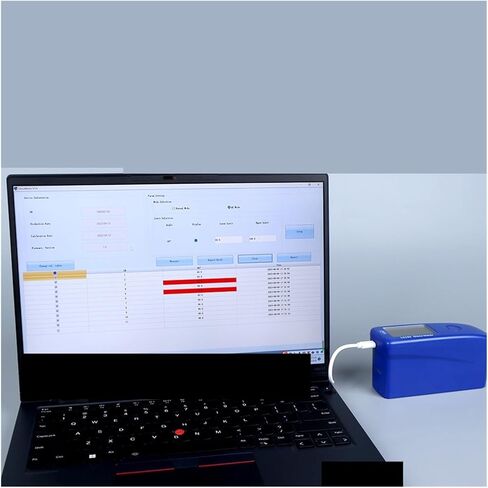 قياس لامع، مقياس لمعان السيارة Glossmetre LS190 60 درجة تصميم زاوية عالمي سهل التشغيل عالي الدقة قابل لإعادة الشحن، لقياس الحجر والطلاء والحبر والرخام in Kuwait
