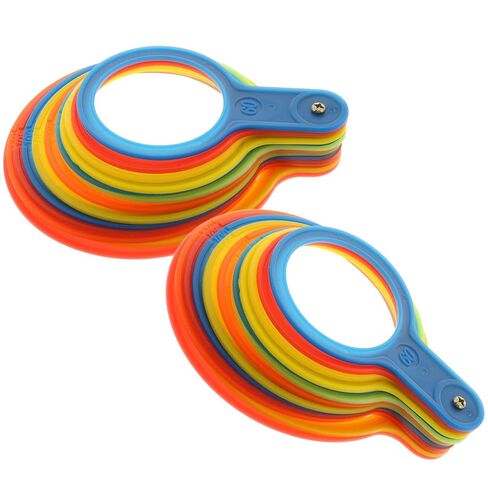 Mikikit 2Pcs Vegetable Measuring Ring for Sorting Oranges and Apples Durable Fruit Diameter Measurement Circles Versatile Grading Tool for Tomatoes and Citrus Fruits in Saudi Arabia