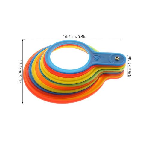 Mikikit 2Pcs Vegetable Measuring Ring for Sorting Oranges and Apples Durable Fruit Diameter Measurement Circles Versatile Grading Tool for Tomatoes and Citrus Fruits in Saudi Arabia