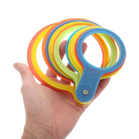 Mikikit 2Pcs Vegetable Measuring Ring for Sorting Oranges and Apples Durable Fruit Diameter Measurement Circles Versatile Grading Tool for Tomatoes and Citrus Fruits in Saudi Arabia