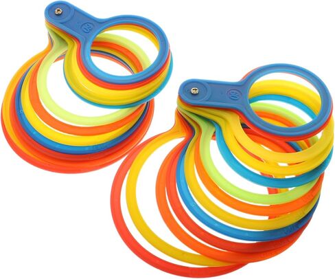 Balacoo 2Pcs Fruit Diameter Measuring Rings Accurate Classification for Tomatoes and Oranges Durable Material for Use for Fruit Sorting and Grading in Saudi Arabia
