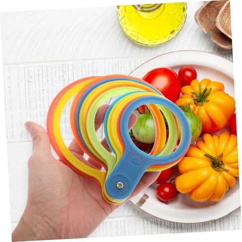 Balacoo 2Pcs Fruit Diameter Measuring Rings Accurate Classification for Tomatoes and Oranges Durable Material for Use for Fruit Sorting and Grading in Saudi Arabia