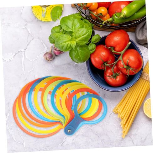 Balacoo 2Pcs Fruit Diameter Measuring Rings Accurate Classification for Tomatoes and Oranges Durable Material for Use for Fruit Sorting and Grading in Saudi Arabia