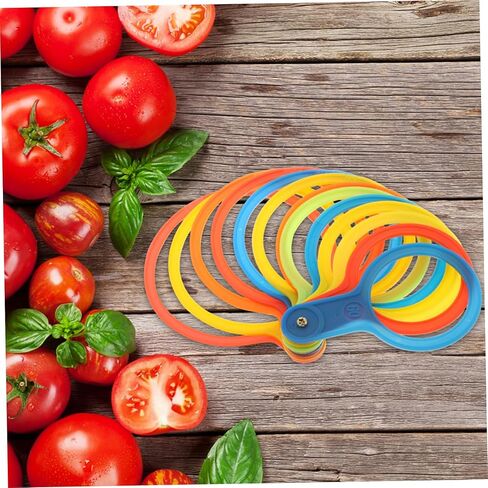 Balacoo 2Pcs Fruit Diameter Measuring Rings Accurate Classification for Tomatoes and Oranges Durable Material for Use for Fruit Sorting and Grading in Saudi Arabia