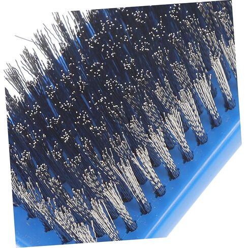 Unomor Stainless Steel Wire Brush Silicone Non-Slip Handle Heavy Duty Scrubbing Tool for Cleaning Rust Removal and Weld Slag for Home and Workshop in Saudi Arabia