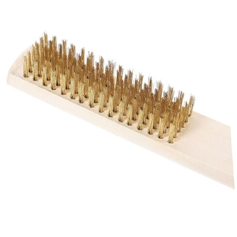 Ciieeo 3pcs Wooden Handle Copper Wire Brush for Rust Removal and Cleaning Wire Brushes for Scrubbing and Detailing for Woodworking and Restoration Projects in Saudi Arabia