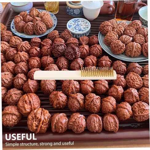 Ciieeo 3pcs Wooden Handle Copper Wire Brush for Rust Removal and Cleaning Wire Brushes for Scrubbing and Detailing for Woodworking and Restoration Projects in Saudi Arabia