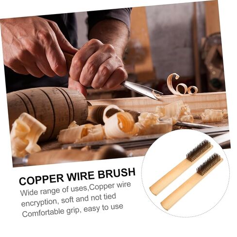 2pcs Wire Brush Gun Cleaning Brush Cleaning Tools for Machinists Mechanics in Saudi Arabia