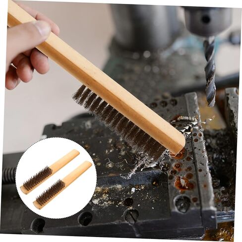 2pcs Wire Brush Gun Cleaning Brush Cleaning Tools for Machinists Mechanics in Saudi Arabia