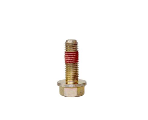 5/16-24x1 Hex Flange Screw Trivalent Zinc Yellow Plating Gr-5 Thread Lock [10 Pack] in Saudi Arabia
