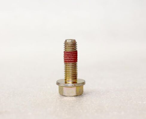 5/16-24x1 Hex Flange Screw Trivalent Zinc Yellow Plating Gr-5 Thread Lock [10 Pack] in Saudi Arabia
