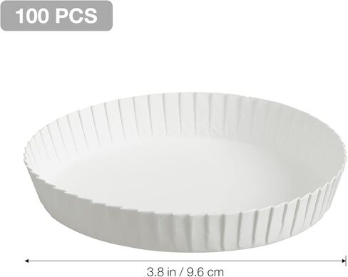 Cabilock 100 Pcs Disposable Paper Cup Lids, Recycled Drinking Covers for Coffee & Tea, 3.5 inch Stackable Universal Fit, Ideal for Cafes, Hotels, KTV, Bars in Saudi Arabia