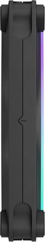 Fractal Design Momentum 14 RGB - مروحة حافظة كمبيوتر صامتة - 140 مم - ARGB Gen 2-20 LEDs - شفرات LCP بوليمر كريستال سائل - محمل ديناميكي سائل FDB - أداء التبريد - تدفق الهواء - أسود - 3 عبوات in Saudi Arabia