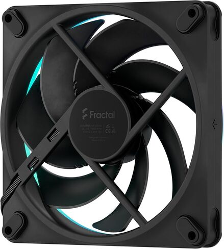 Fractal Design Momentum 14 RGB - مروحة حافظة كمبيوتر صامتة - 140 مم - ARGB Gen 2-20 LEDs - شفرات LCP بوليمر كريستال سائل - محمل ديناميكي سائل FDB - أداء التبريد - تدفق الهواء - أسود - 3 عبوات in Saudi Arabia