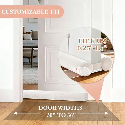 تحت حشو فجوة الباب ، سدادة مسودة الباب لأسفل الأبواب ، ختم أسفل الباب ، ختم القاع القابل للتعديل ، مسودة كتلة غبار ، الضوء ، الهواء الساخن والمسودات ، من 30 "إلى 36" رمادي in Kuwait