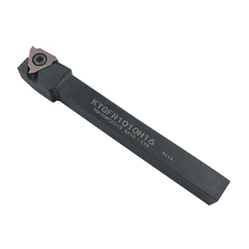 10mm KTGFR External Lathe Cutter Carbide Grooving Cutting Holder, Shallow Grooving Cut-Off Tool Holder with TF32R Inserts (KTGFR1010H16+TGF32R100) in Saudi Arabia