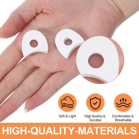 Qianyu 30 Pcs Toe Spacers Foam Toe Separators for Pain from Corn Blister Hammer Toe Friction Pressure Relief Soft Breathable Overlapping Toes Corrector for Women Men in Saudi Arabia