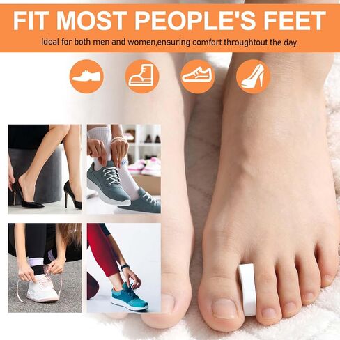 Qianyu 30 Pcs Toe Spacers Foam Toe Separators for Pain from Corn Blister Hammer Toe Friction Pressure Relief Soft Breathable Overlapping Toes Corrector for Women Men in Saudi Arabia