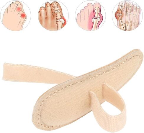 Hammer Toe Crest,Cushion Buttress Toe Pads, Hammer Toe Crest Cushion for Foot Correction,Hammer Toe Straightener and Corrector Foot Supports (Left Foot) in Saudi Arabia