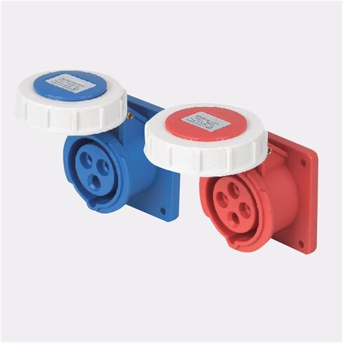 Industrial plug connector 3-pin 4-pin 5-pin 16A/32A socket integrated(XM-1232) in Saudi Arabia