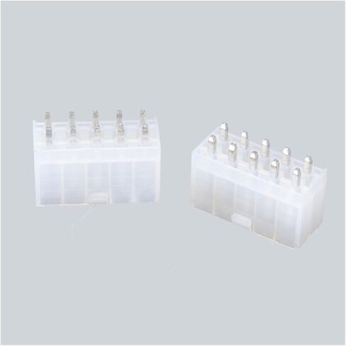50pcs 4.2mm 5557 5559 5569 2x2P 3P double row top insert 2 pin automotive cable connector(Curved needle,DOUBLE-ROW_2X9P) in Saudi Arabia